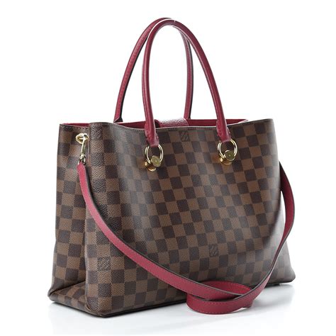 lv riverside|LOUIS VUITTON Damier Ebene LV Riverside Lie De Vin.